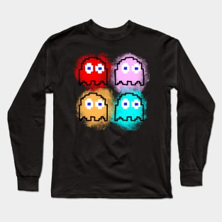 Splat Ghosts Long Sleeve T-Shirt